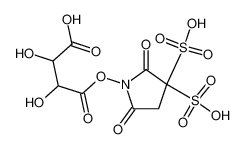 4-(2,5-dioxo-3,3-disulfopyrrolidin-1-yl)oxy-2,3-dihydroxy-4-oxobutanoate 118674-04-7