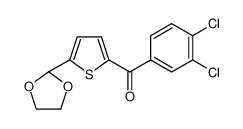 (3,4-dichlorophenyl)-[5-(1,3-dioxolan-2-yl)thiophen-2-yl]methanone 898778-94-4