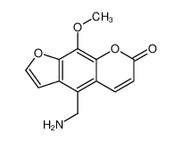 4-(aminomethyl)-9-methoxyfuro[3,2-g]chromen-7-one 78827-46-0