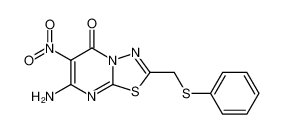 7-Amino-6-nitro-2-phenylsulfanylmethyl-[1,3,4]thiadiazolo[3,2-a]pyrimidin-5-one