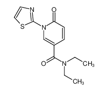 4472-74-6 N,N-diethyl-6-oxo-1-(1,3-thiazol-2-yl)pyridine-3-carboxamide