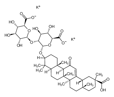 Glycyrrhizic Acid Dipotassium Salt Hydrate 68797-35-3