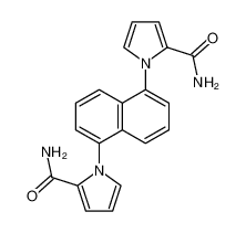 1-[5-(2-carbamoylpyrrol-1-yl)naphthalen-1-yl]pyrrole-2-carboxamide 53413-91-5