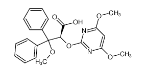 (2S)-2-(4,6-dimethoxypyrimidin-2-yl)oxy-3-methoxy-3,3-diphenylpropanoic acid 171714-84-4