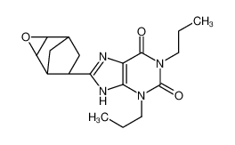 8-[(1S,2S,4R,5S,6S)-3-Oxatricyclo[3.2.1.0<sup>2,4</sup>]oct-6-yl]-1,3-dipropyl-3,7-dihydro-1H-purine-2,6-dione