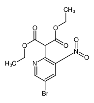 (5-溴-3-硝基吡啶-2-基)丙二酸二乙酯