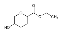 2H-Pyran-2-carboxylic acid, tetrahydro-5-hydroxy-, ethyl ester 110407-58-4