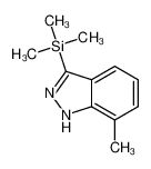 679795-02-9 spectrum, trimethyl-(7-methyl-2H-indazol-3-yl)silane