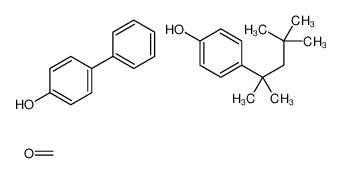 formaldehyde,4-phenylphenol,4-(2,4,4-trimethylpentan-2-yl)phenol 80112-41-0