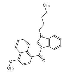 1-戊基-3-(4-甲氧基萘甲酰基)吲哚