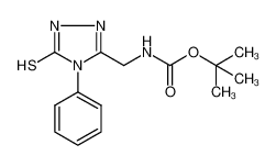 5-(N-叔丁氧羰基氨甲基)-4-苯基-1,2,4-噻唑-3-硫醇