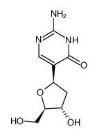 2-氨基-5-(2-脱氧-beta-D-赤式-呋喃戊糖基)-4(1H)-嘧啶酮