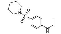 5-piperidin-1-ylsulfonyl-2,3-dihydro-1H-indole 874593-99-4