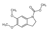 methyl 5,6-dimethoxy-2,3-dihydroindole-1-carboxylate 74054-32-3