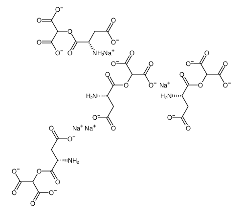 34612-80-1 structure, C28H24N4Na4O32--------