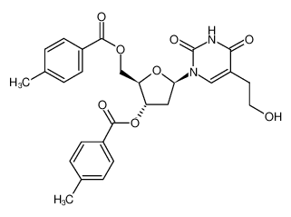 97974-93-1 2'-脱氧-5-(2-羟基乙基)-3',5'-二-O-(4-甲基苯甲酰)尿苷