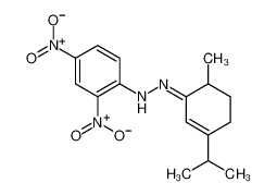 18384-06-0 N-[(Z)-(6-methyl-3-propan-2-ylcyclohex-2-en-1-ylidene)amino]-2,4-dinitroaniline