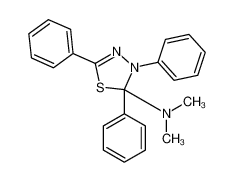 53067-49-5 N,N-dimethyl-2,3,5-triphenyl-1,3,4-thiadiazol-2-amine