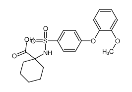 885268-86-0 structure, C20H23NO6S