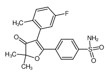 301693-36-7 structure, C19H18FNO4S