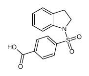 4-(2,3-dihydroindol-1-ylsulfonyl)benzoic acid 485769-38-8