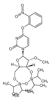 110567-19-6 structure, C28H43N3O9Si2