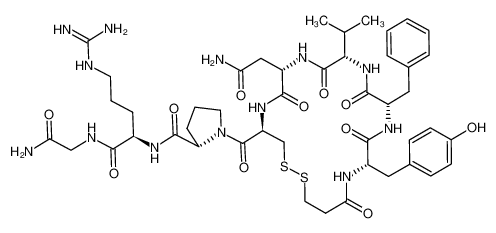 43157-23-9 structure, C46H65N13O11S2