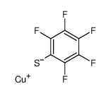 13839-57-1 structure, C6CuF5S