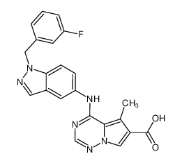 856667-80-6 structure, C22H17FN6O2