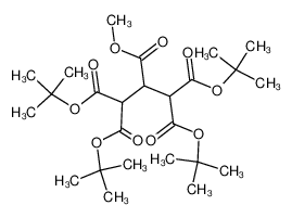 87376-40-7 1,1,3,3-tetra-tert-butyl 2-methyl propane-1,1,2,3,3-pentacarboxylate