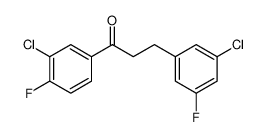 1-(3-氯-4-氟苯基)-3-(3-氯-5-氟苯基)-1-丙酮