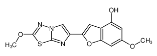 6-methoxy-2-(2-methoxyimidazo[2,1-b][1,3,4]thiadiazol-6-yl)benzofuran-4-ol 1476847-56-9