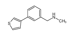 N-methyl-1-(3-thiophen-3-ylphenyl)methanamine 884507-27-1