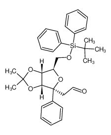 389633-46-9 spectrum, [(3aR,4S,6R,6aR)-6-(tert-Butyl-diphenyl-silanyloxymethyl)-2,2-dimethyl-4-phenyl-tetrahydro-furo[3,4-d][1,3]dioxol-4-yl]-acetaldehyde