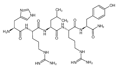 168916-68-5 structure, C33H54N14O6