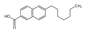 6-N-庚基萘-2-羧酸