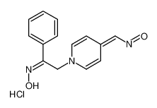 [1-[(2E)-2-hydroxyimino-2-phenylethyl]pyridin-4-ylidene]methyl-oxoazanium,chloride 15793-89-2