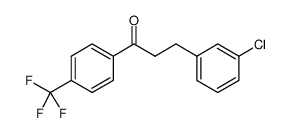 3-(3-chlorophenyl)-1-[4-(trifluoromethyl)phenyl]propan-1-one 898787-30-9