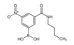 3-(N-丁基甲酰氨)-5-硝基苯基硼酸