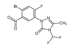 111992-11-1 structure, C10H6BrF3N4O3