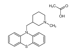 acetic acid,10-[(1-methylpiperidin-3-yl)methyl]phenothiazine 24360-97-2