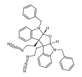 247061-42-3 spectrum, (5aR,6aR,11bS,11cS)-11b,11c-bis(2-azidoethyl)-5,7-dibenzyl-5,5a,6a,7,11b,11c-hexahydrofuro[2,3-b:5,4-b']diindole