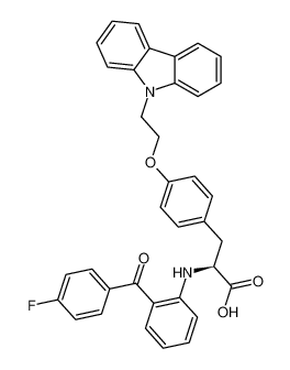 L-Tyrosine, O-[2-(9H-carbazol-9-yl)ethyl]-N-[2-(4-fluorobenzoyl)phenyl]- 743438-45-1