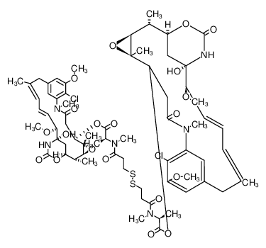 Maytansine, N2',N2'''-[dithiobis(1-oxo-3,1-propanediyl)]bis[N2'-deacetyl-