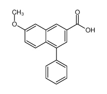 7-methoxy-4-phenylnaphthalene-2-carboxylic acid