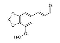 (2E)-3-(7-Methoxy-1,3-benzodioxol-5-yl)acrylaldehyde 74683-19-5