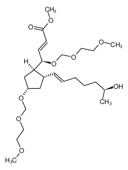 135191-56-9 methyl (1R,2R,4S)-4-[(2-methoxyethoxy)methoxy]-2-((S)-6-hydroxy-1-heptenyl)-α-[(S)-(2-methoxyethoxy)methoxy]cyclopentane-β-butenoate