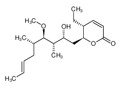 (2R,3R)-3-ethyl-2-[(E,2R,3S,4R,5S)-2-hydroxy-4-methoxy-3,5-dimethylnon-7-enyl]-2,3-dihydropyran-6-one 151519-02-7