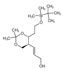 193476-16-3 (2E)-3-[(1S,2R)-2-(2-tert-butyldimethylsilyloxyethyl)-4,4-dimethyl-3,5-dioxacyclohexyl]-2-propen-1-ol