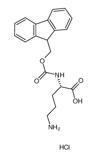 (2S)-5-amino-2-(9H-fluoren-9-ylmethoxycarbonylamino)pentanoic acid,hydrochloride 201046-57-3